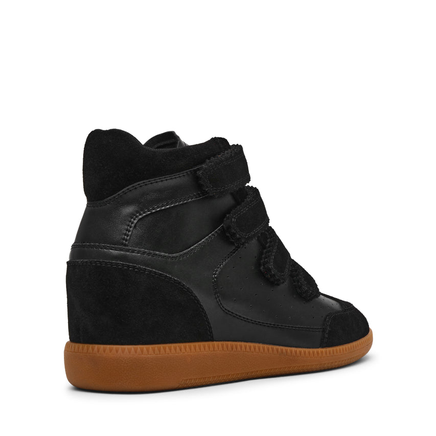 Mustang Black Suede