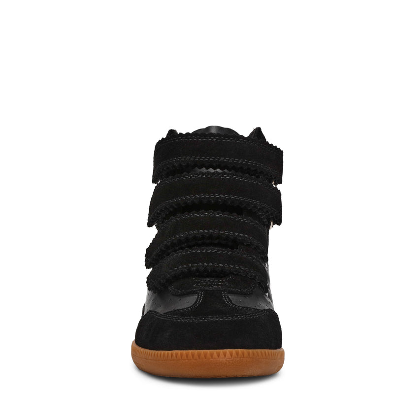 Mustang Black Suede