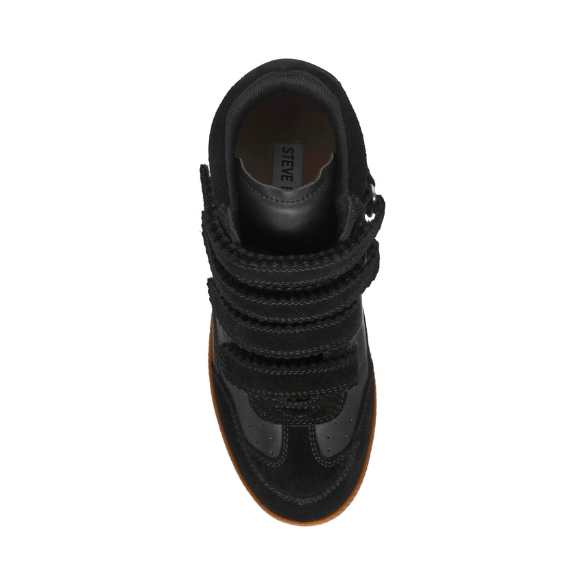 Mustang Black Suede