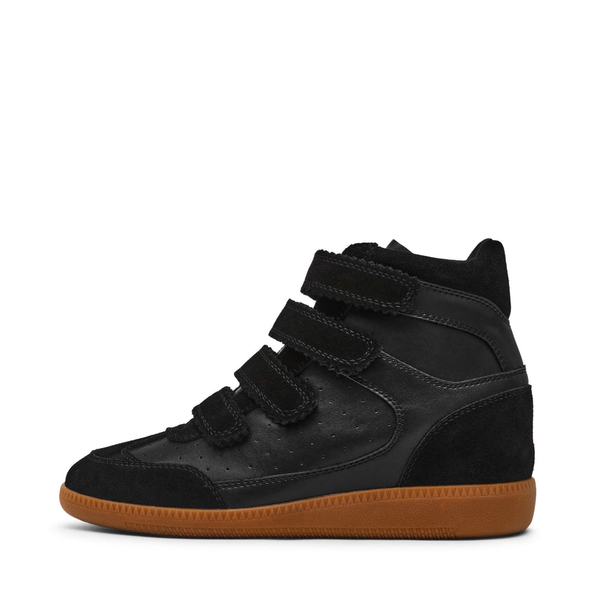 Mustang Black Suede