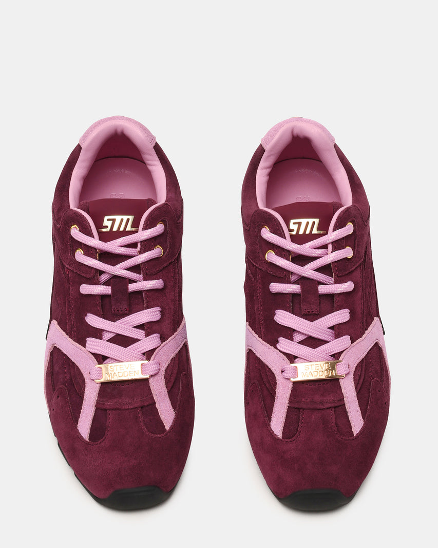 Asiel Dark Wine Suede - view 4
