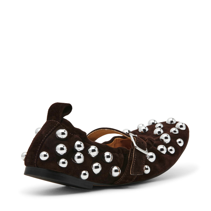 Sunrays Chocolate Brown Suede