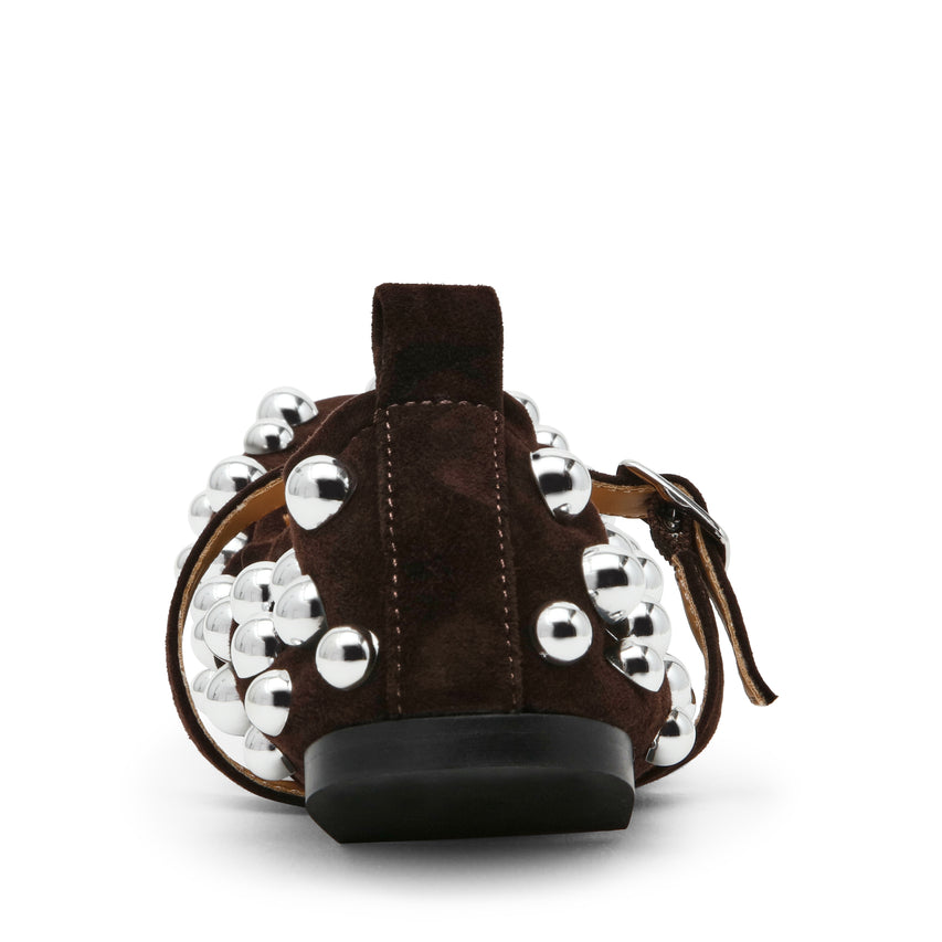 Sunrays Chocolate Brown Suede