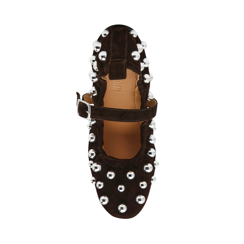 Sunrays Chocolate Brown Suede