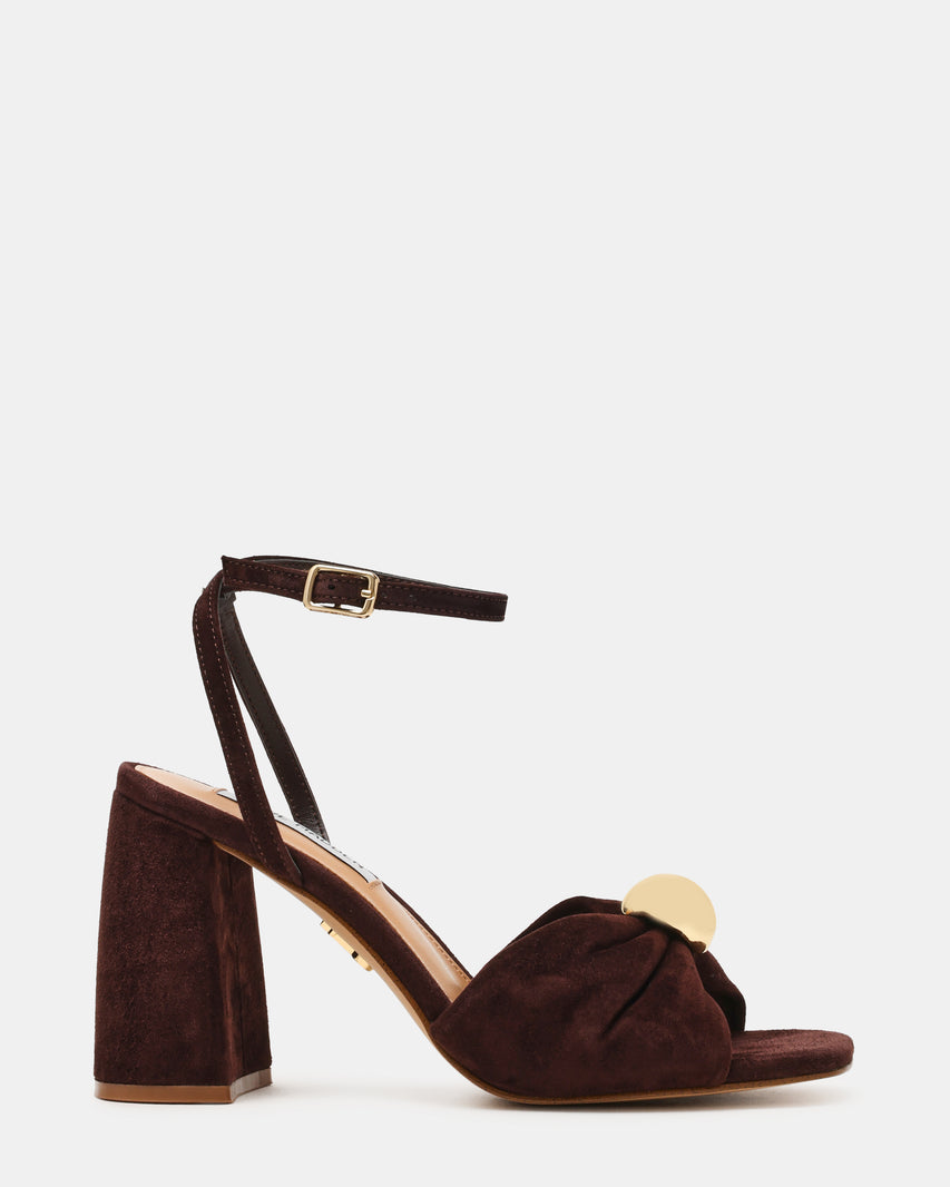 Meladi Chocolate Brown Suede