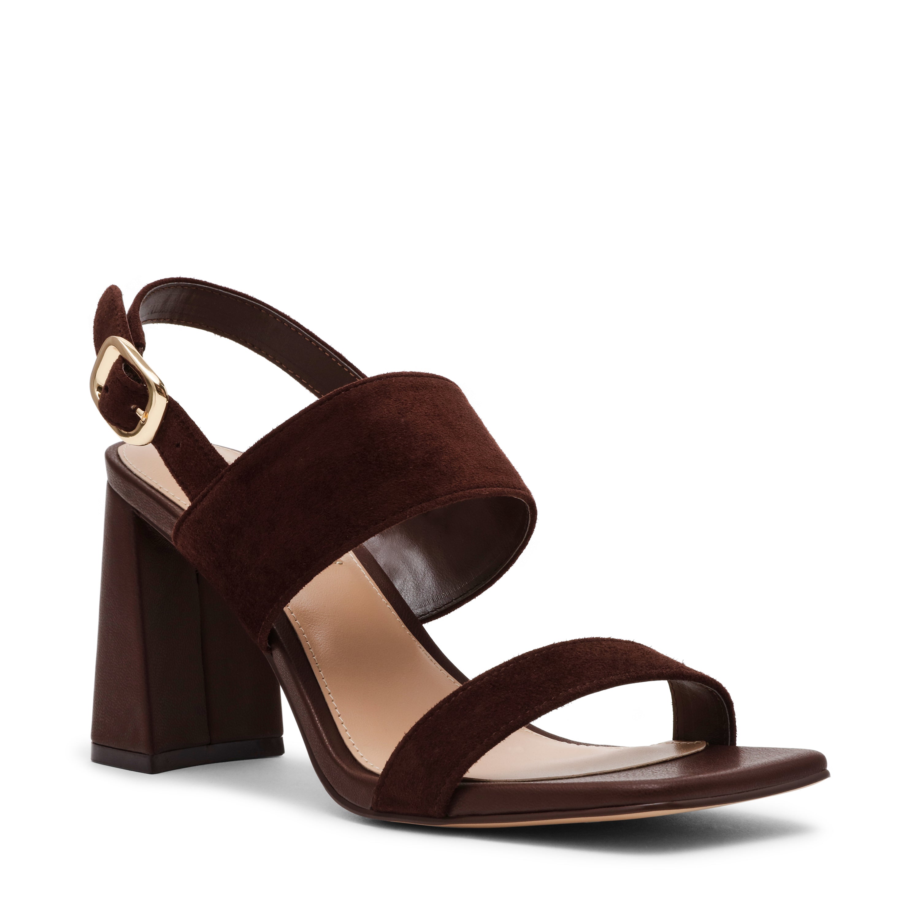Wendie Chocolate Brown Suede - view 2