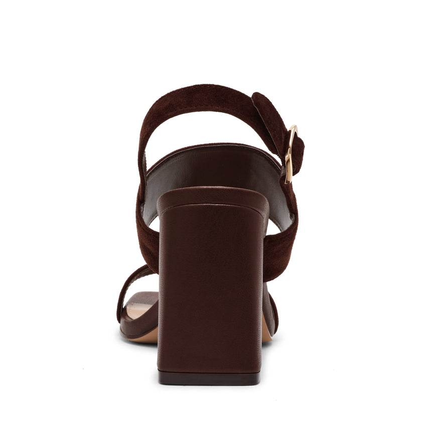 Wendie Chocolate Brown Suede - view 4