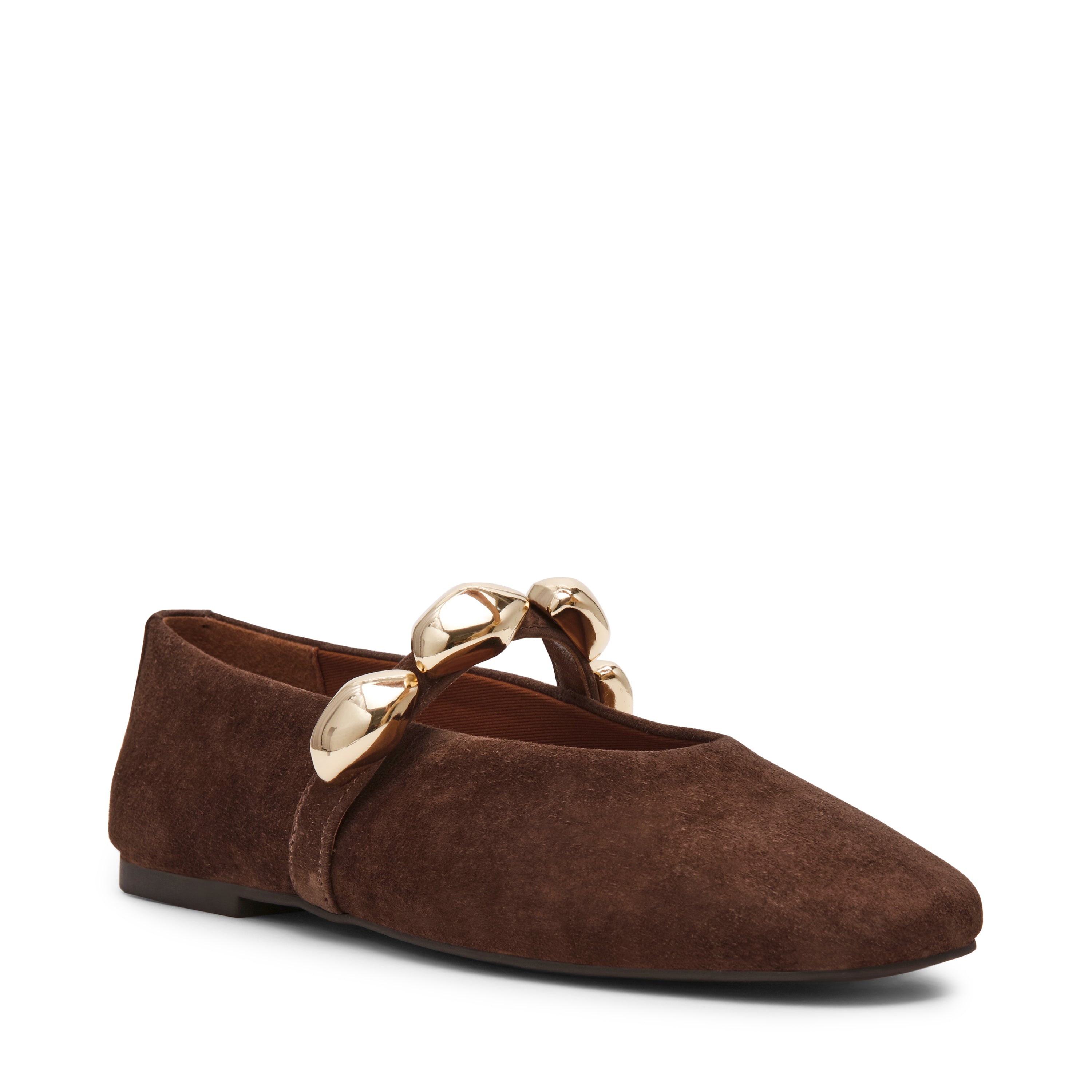 Poppin Chocolate Brown Suede - view 2