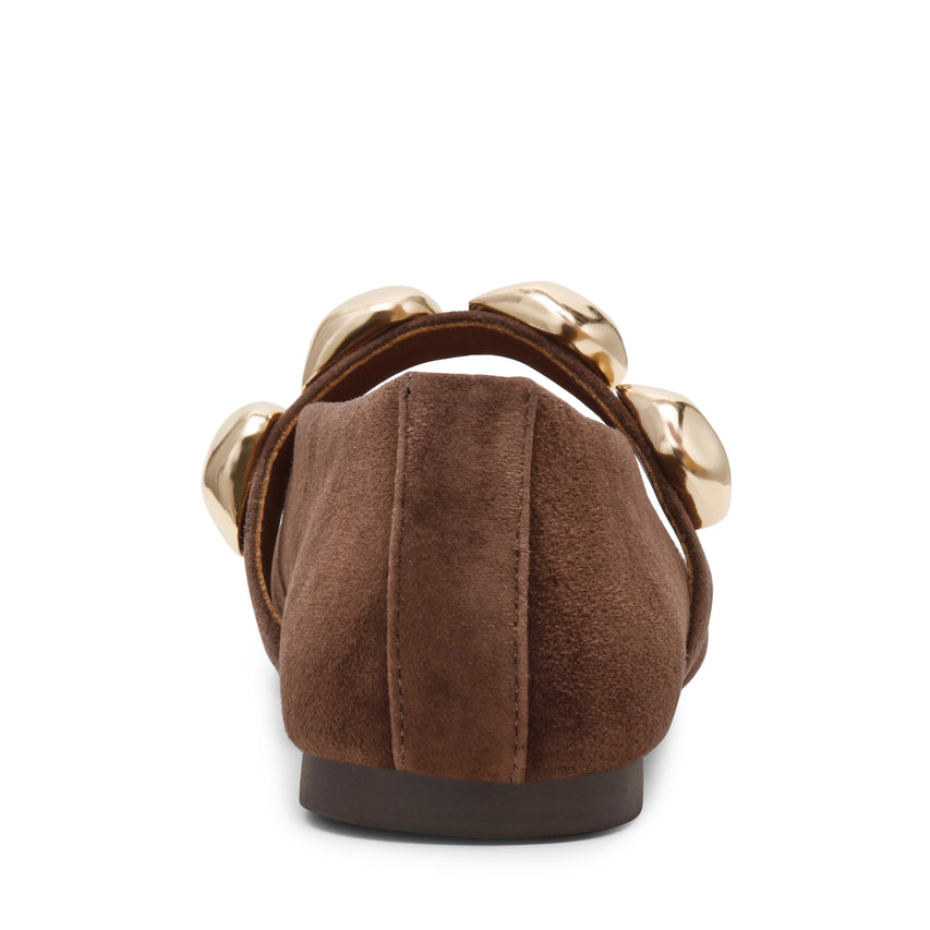 Poppin Chocolate Brown Suede - view 5