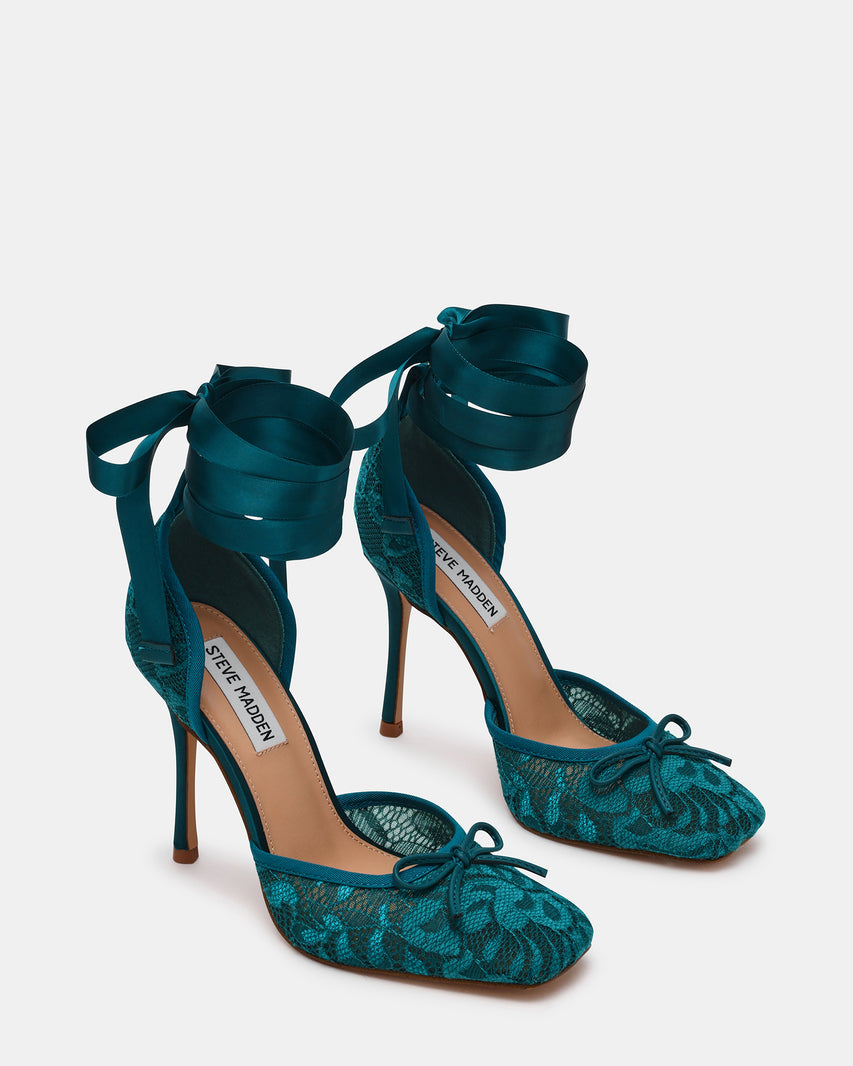 Larina Teal Lace - view 2