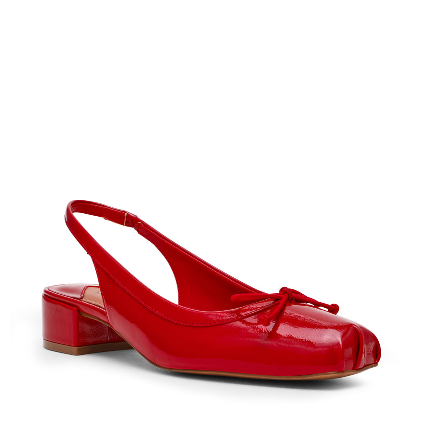 Loved Red Crinkle Patent - view 3