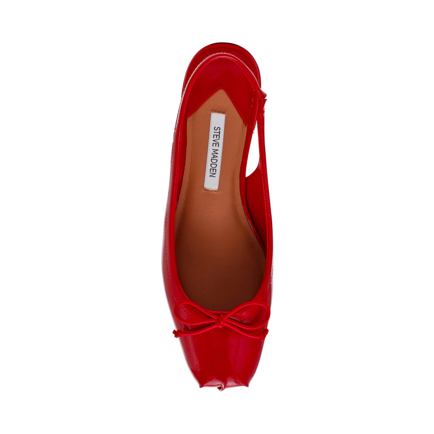 Loved Red Crinkle Patent - view 7