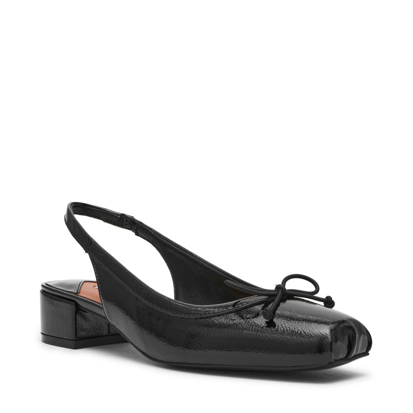 Loved Black Crinkle Patent - view 2