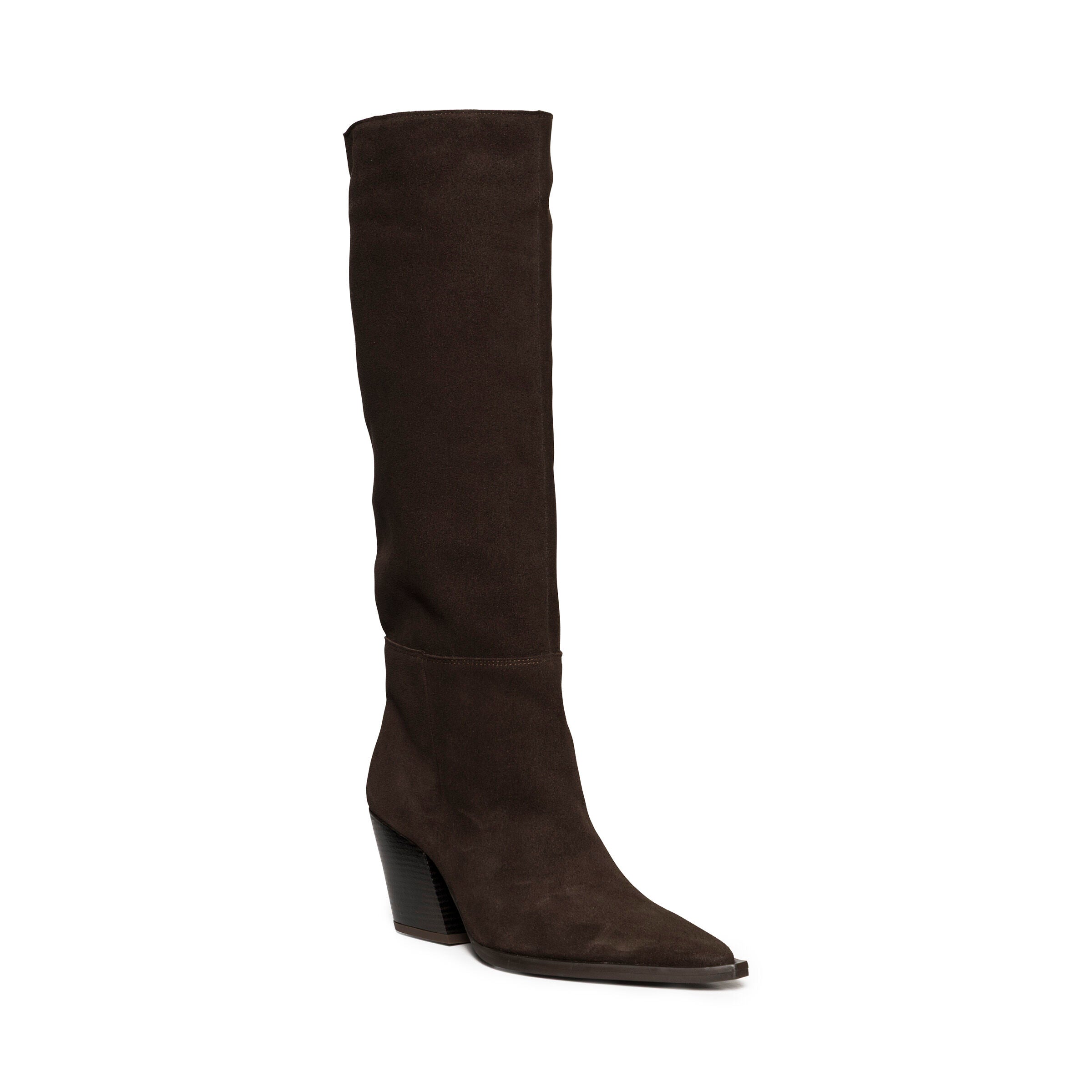Menthe Chocolate Brown Suede - view 3