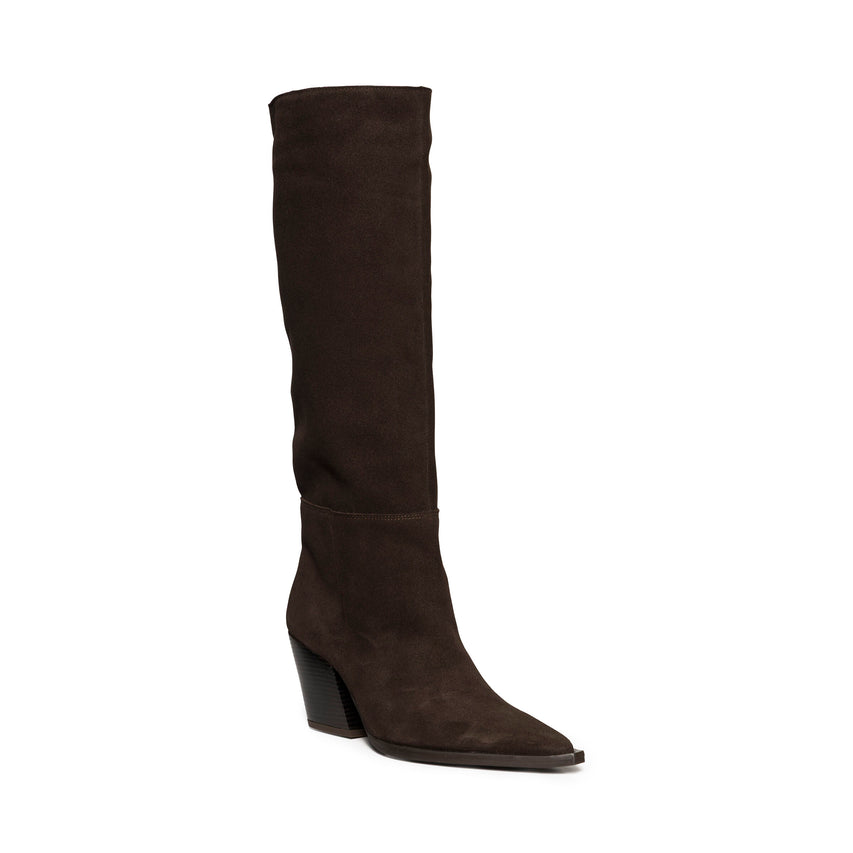 Menthe Chocolate Brown Suede - view 3