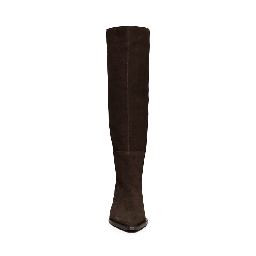 Menthe Chocolate Brown Suede - view 4