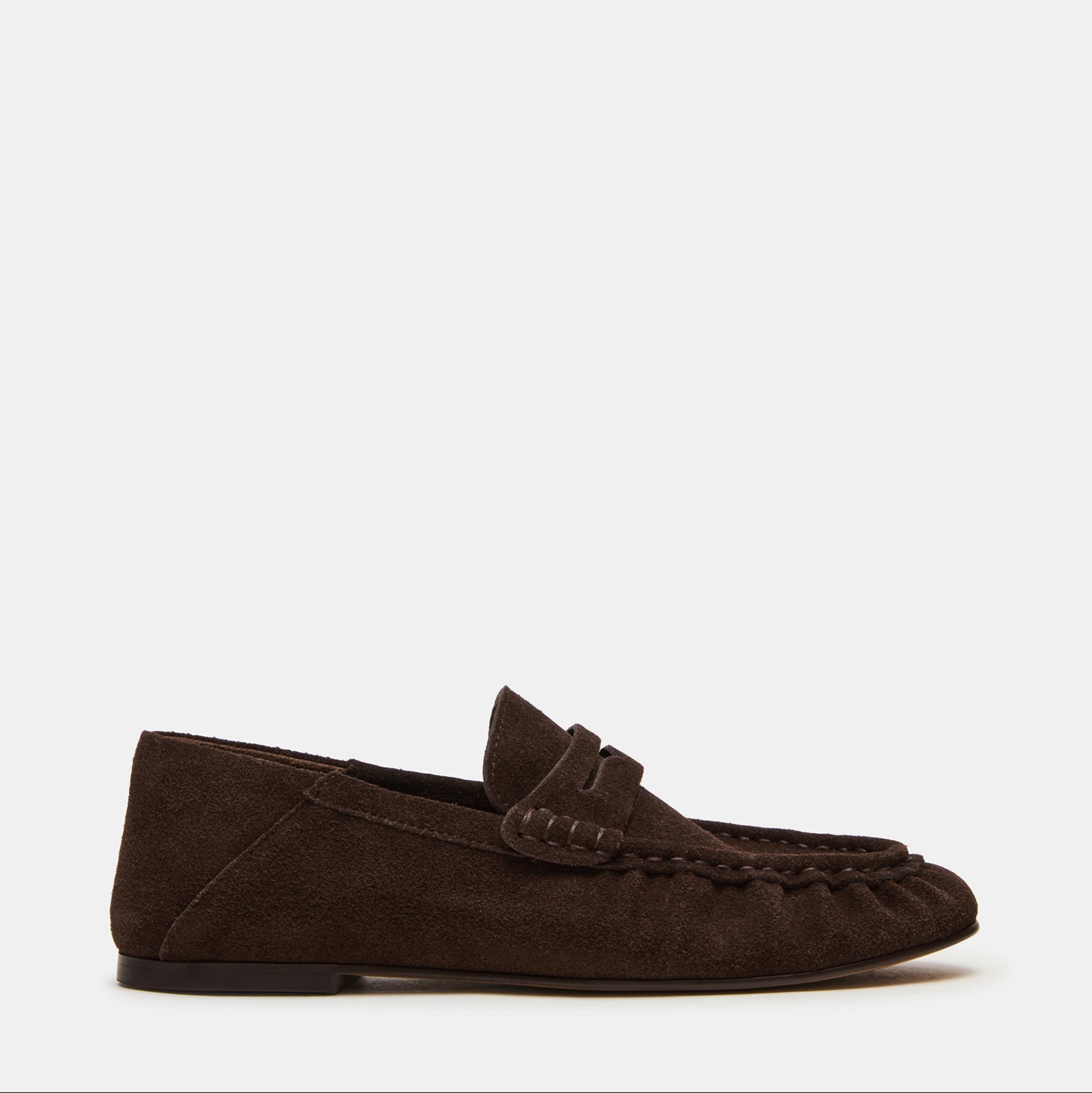 Roger Chocolate Brown Suede