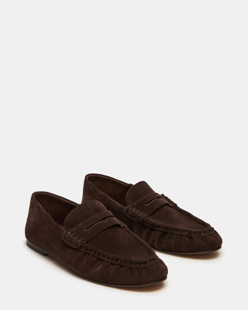 Roger Chocolate Brown Suede - view 2