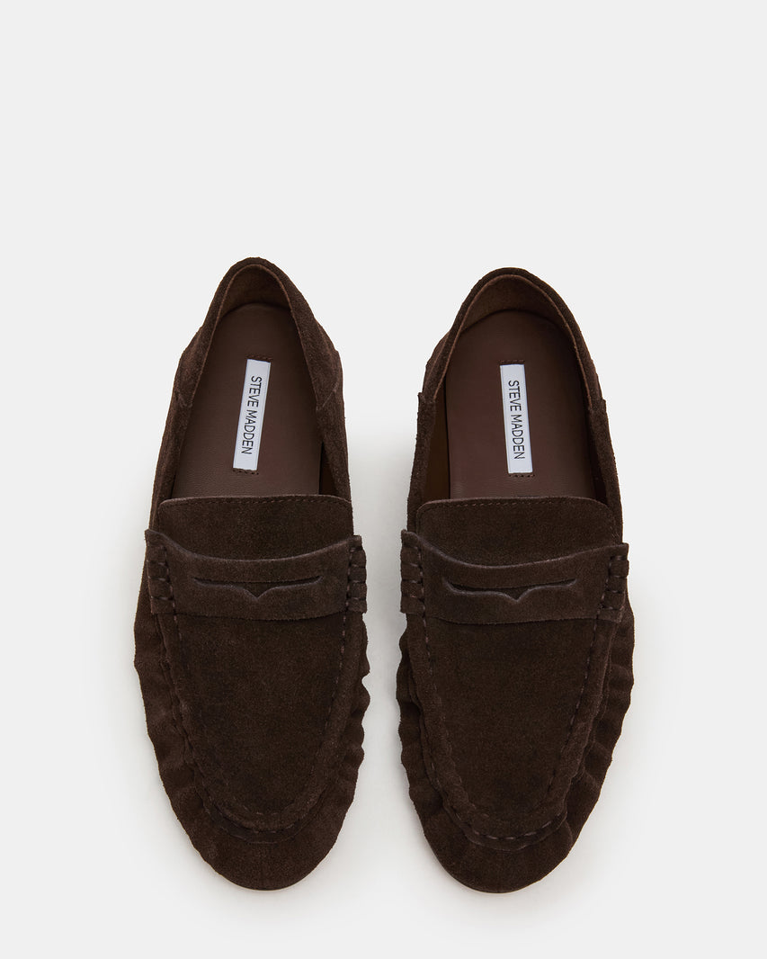 Roger Chocolate Brown Suede - view 4