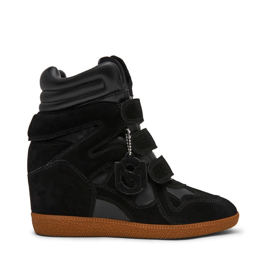 Mavis Black Suede