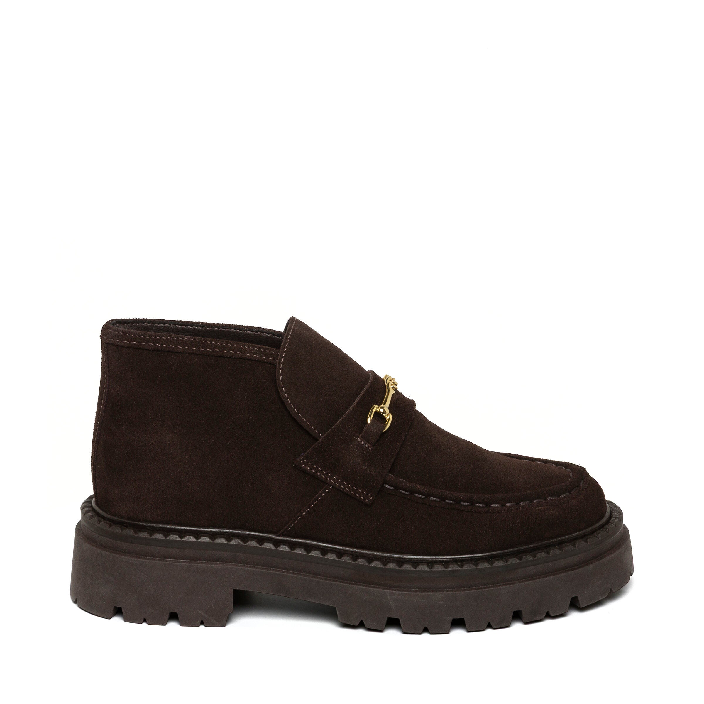 Karima Chocolate Brown Suede