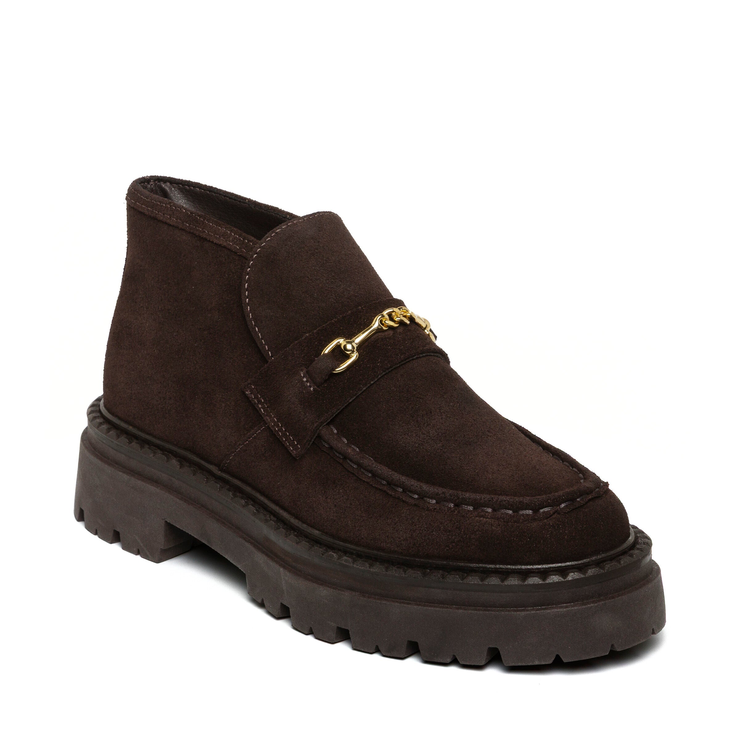 Karima Chocolate Brown Suede - view 2