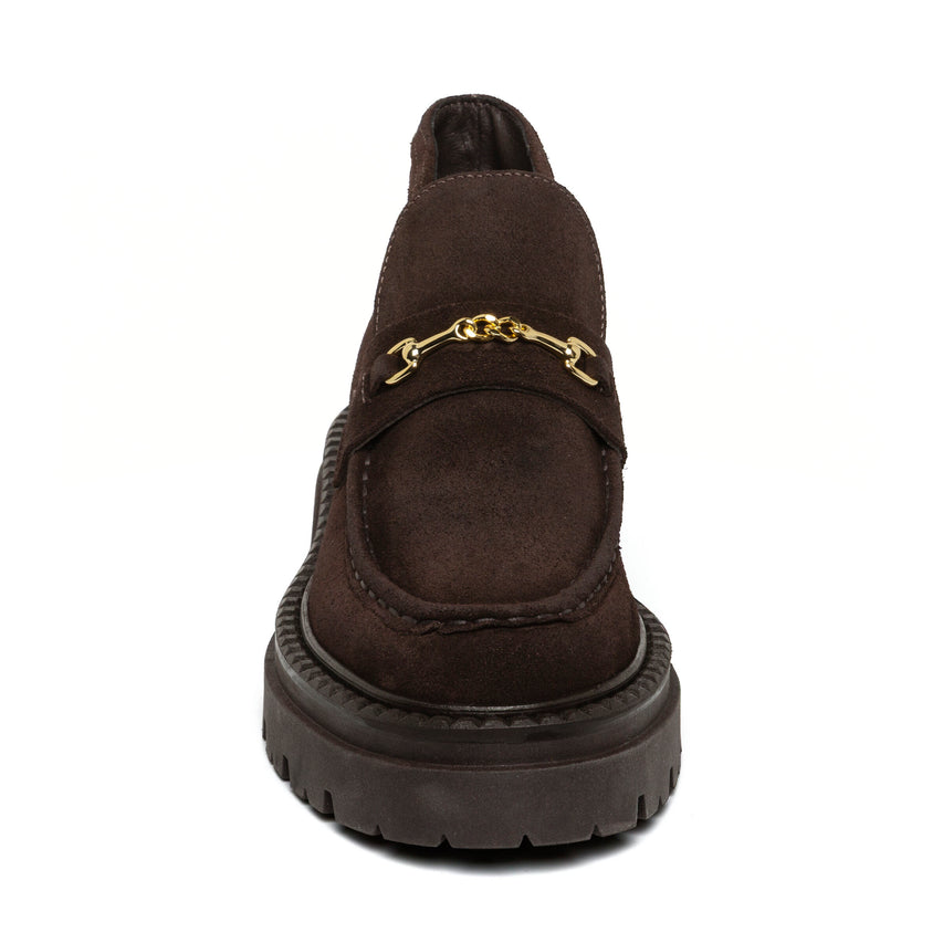 Karima Chocolate Brown Suede - view 3
