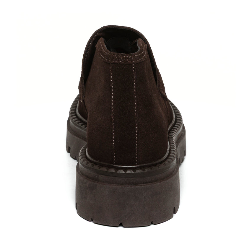 Karima Chocolate Brown Suede - view 4