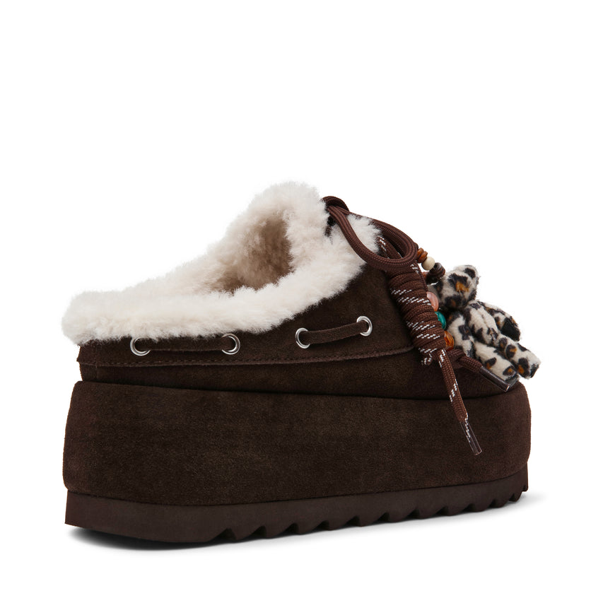 Cuddly Chocolate Brown Suede - view 3