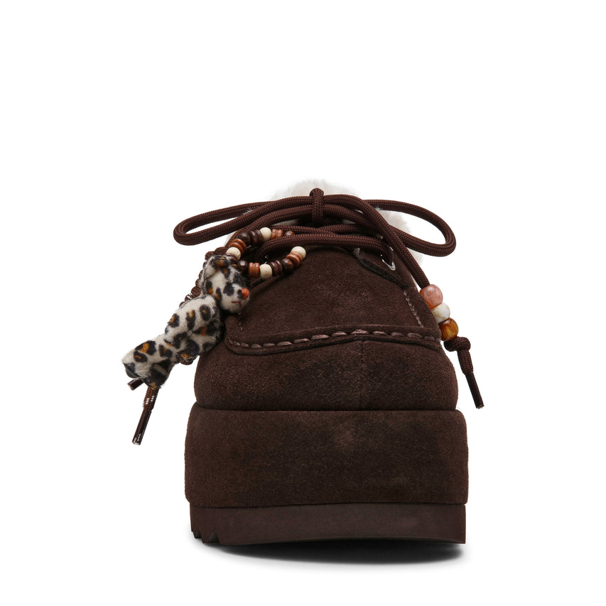Cuddly Chocolate Brown Suede - view 4
