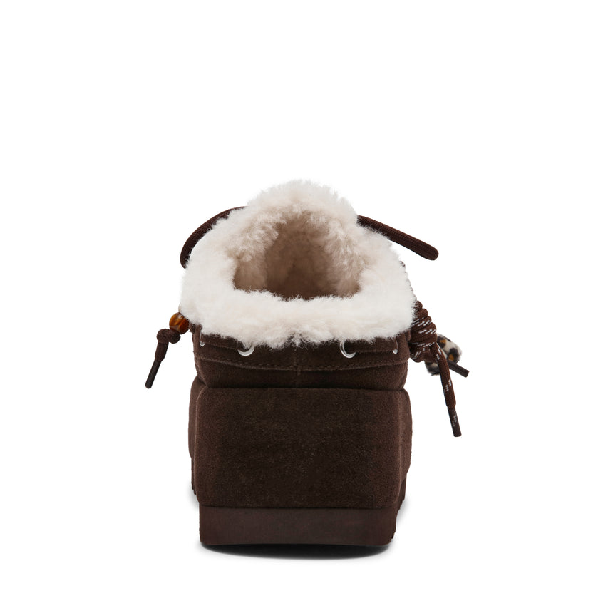 Cuddly Chocolate Brown Suede - view 5