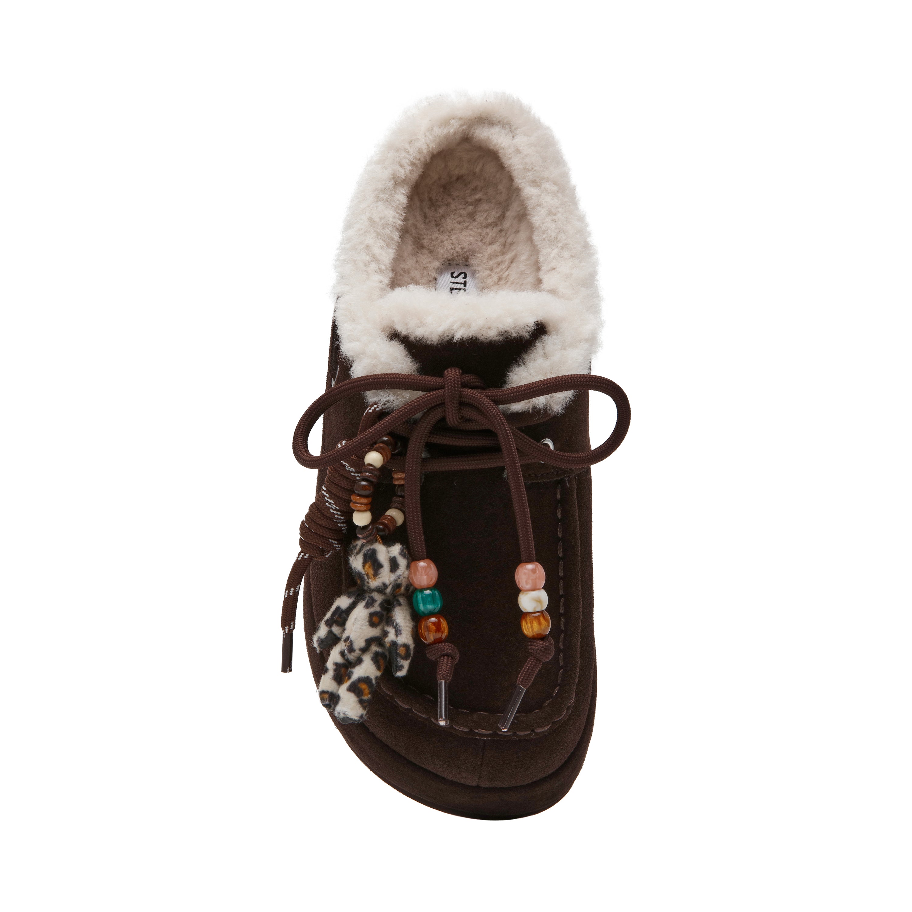 Cuddly Chocolate Brown Suede - view 6