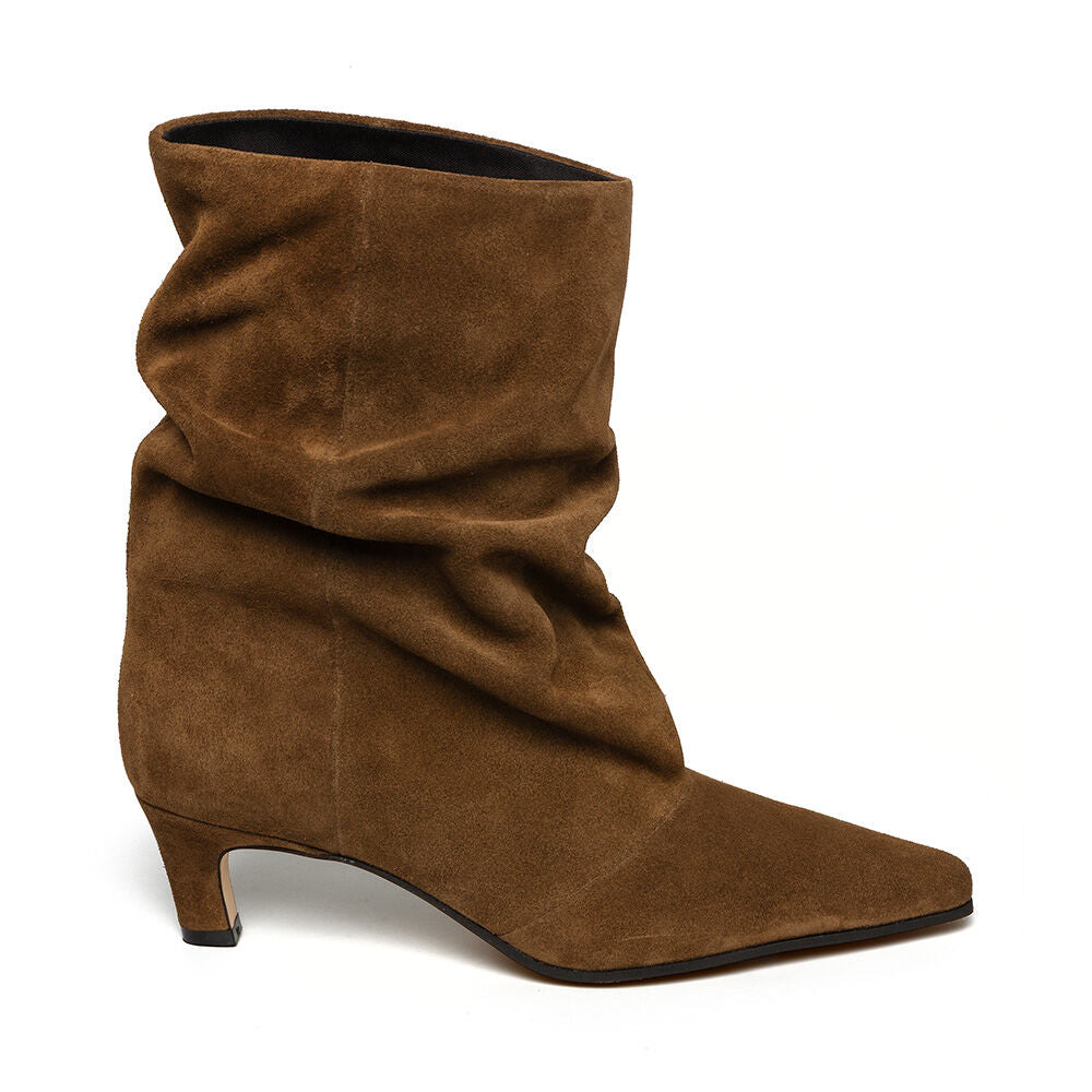 Vexa Dark Brown Suede