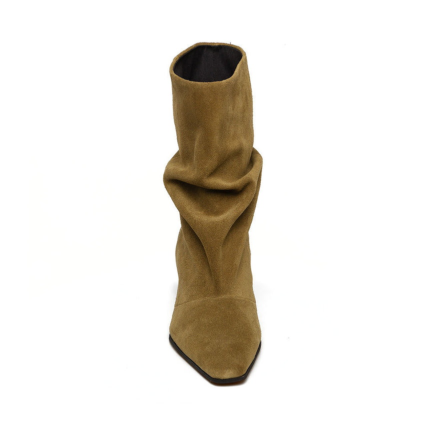 Vexa Khaki Olive Suede - view 4