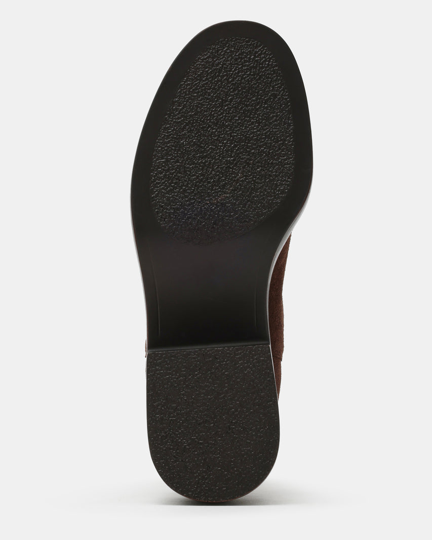 Charity-SM Chocolate Brown Suede - view 5