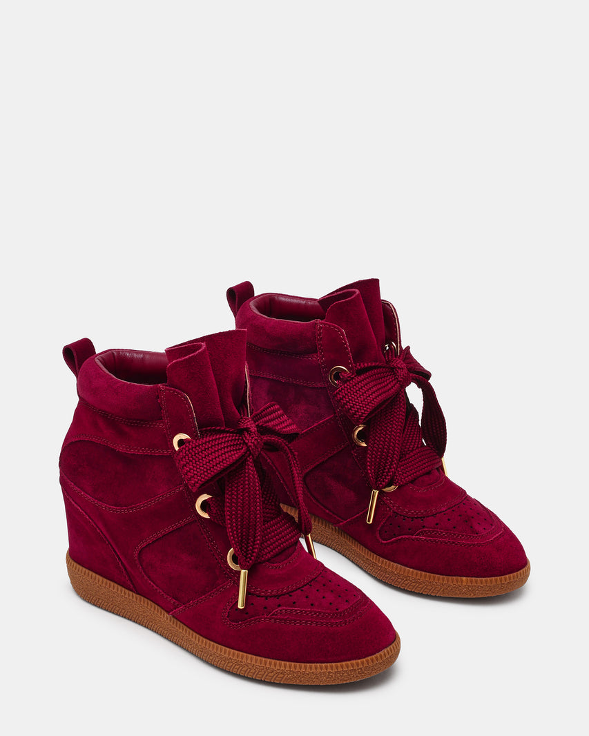 Mables Burgundy Suede