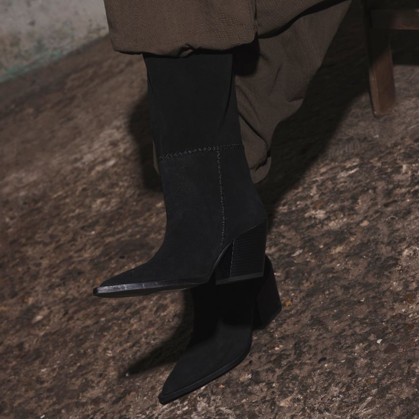 Menthe Chocolate Brown Suede - view 6