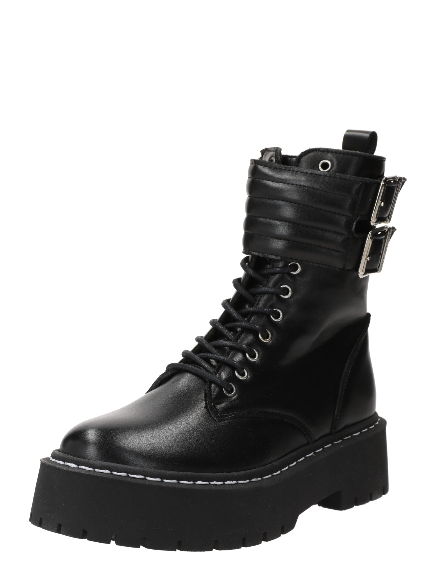 Viade Bootie Black Action Leather