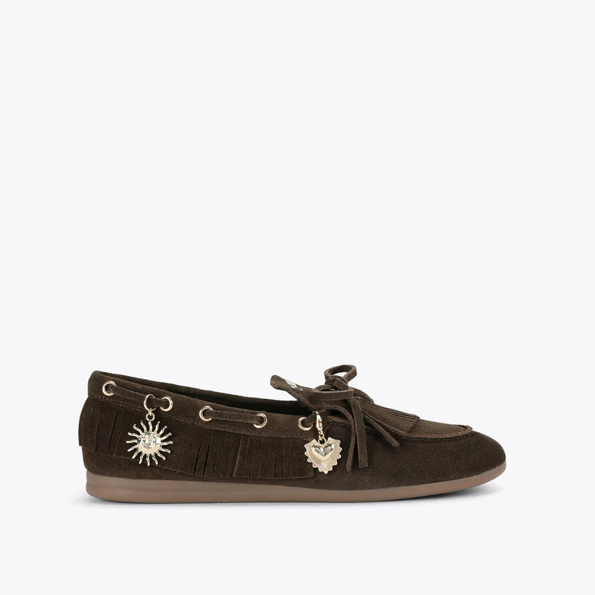 Rascals Chocolate Brown Suede