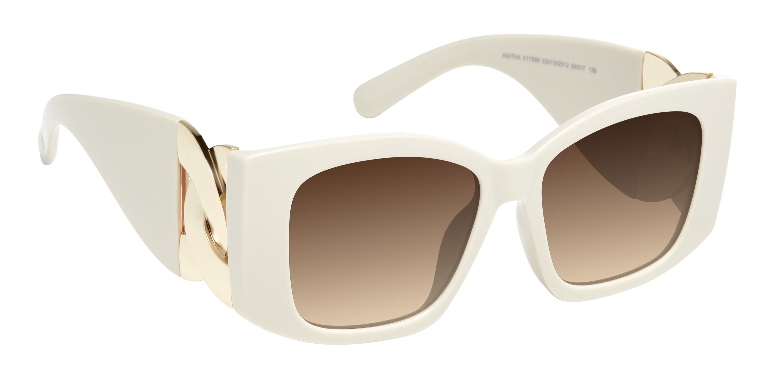 Óulos de Sol Agitha Off White - view 2