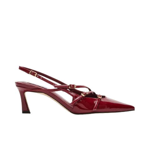 Steve Madden Liana Slingbacks Wine Patent Coleção Outono Inverno 2024