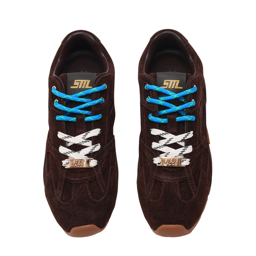 Asiel Chocolate Brown Suede