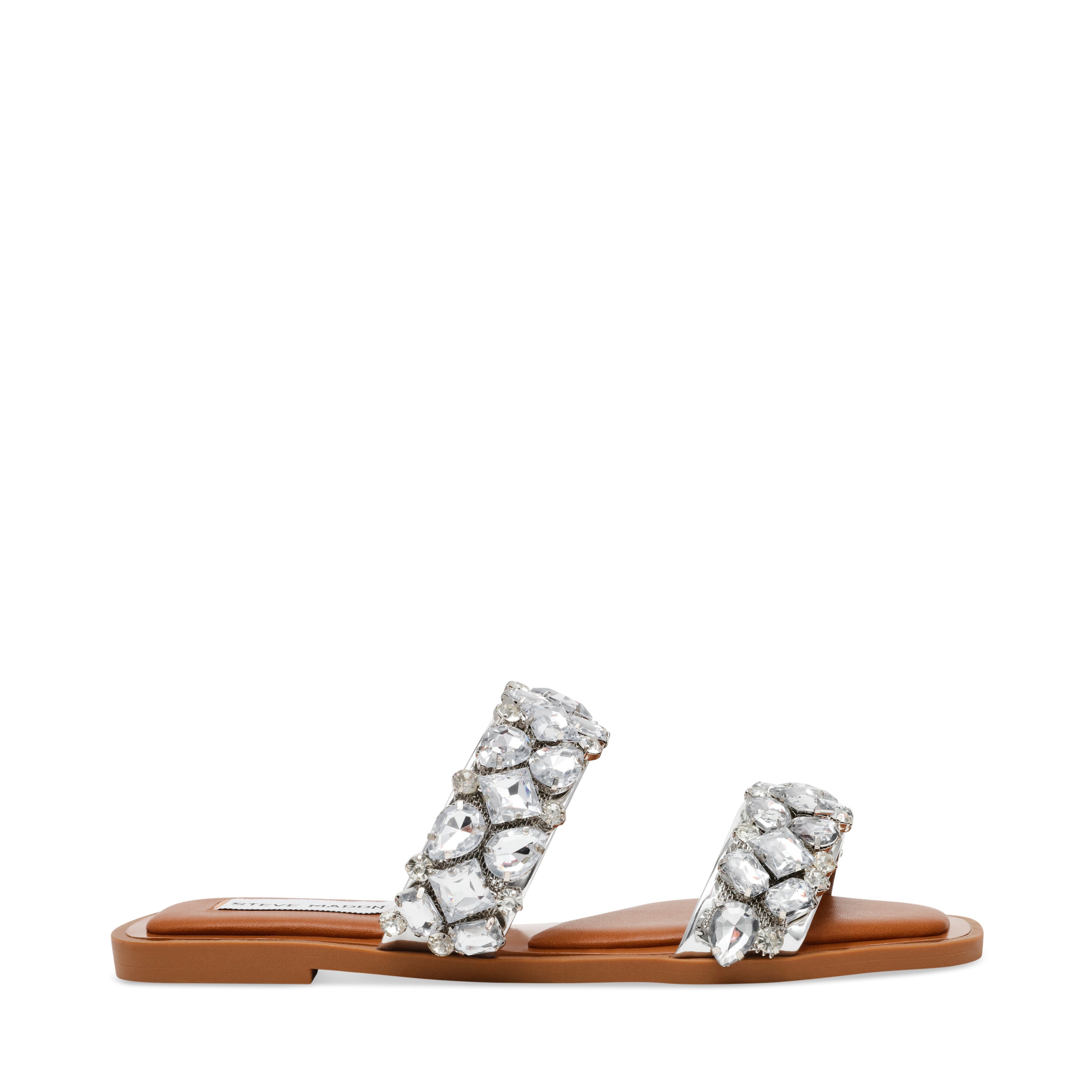 Astar Flat Sandals Silver