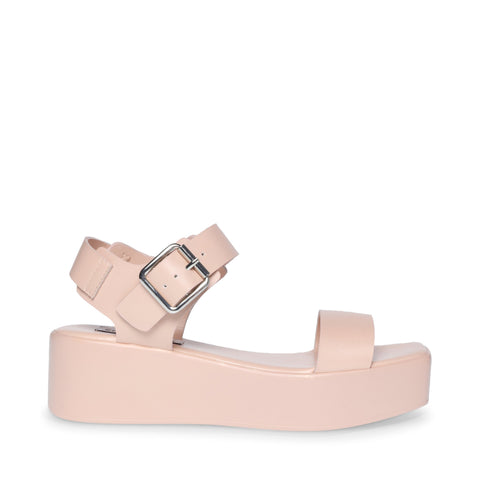 Steve Madden Basher Blush Leather Special Prices - Cunhas e Plataformas
