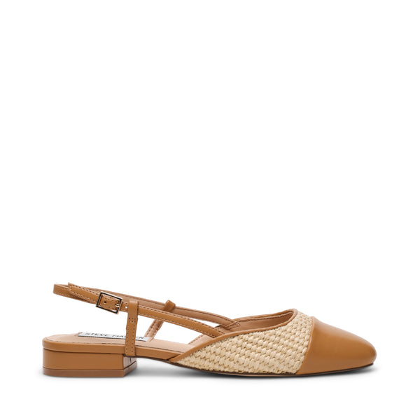 Belinda Ballerina Tan Raffia