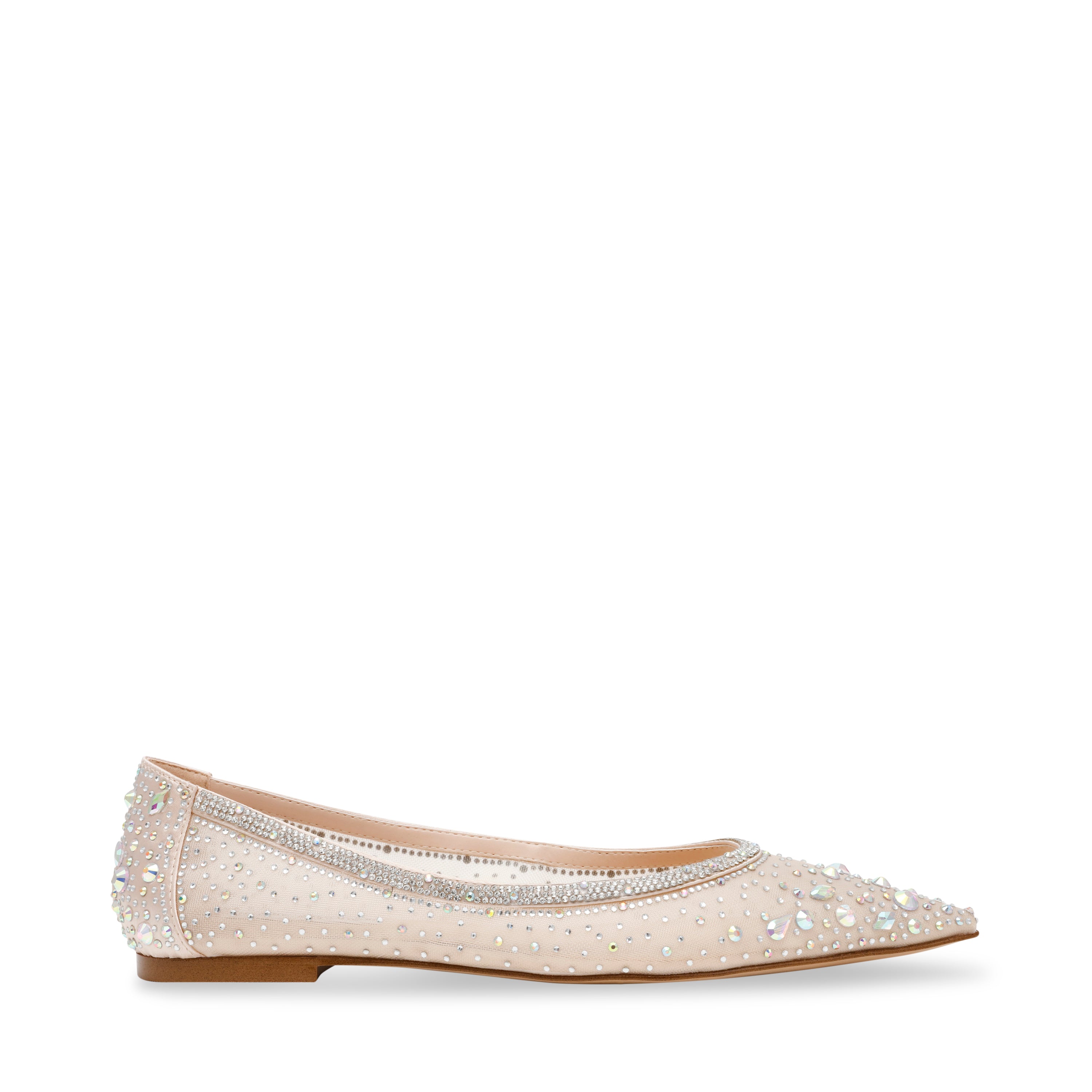 Charise Ballerinas Champagne Satin