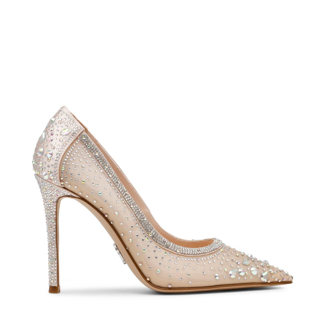 Encaged Pumps Champagne