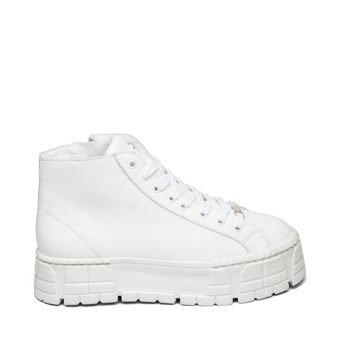 Steve Madden Fani White Leather Sneakers - 1 de março a 31 de maio