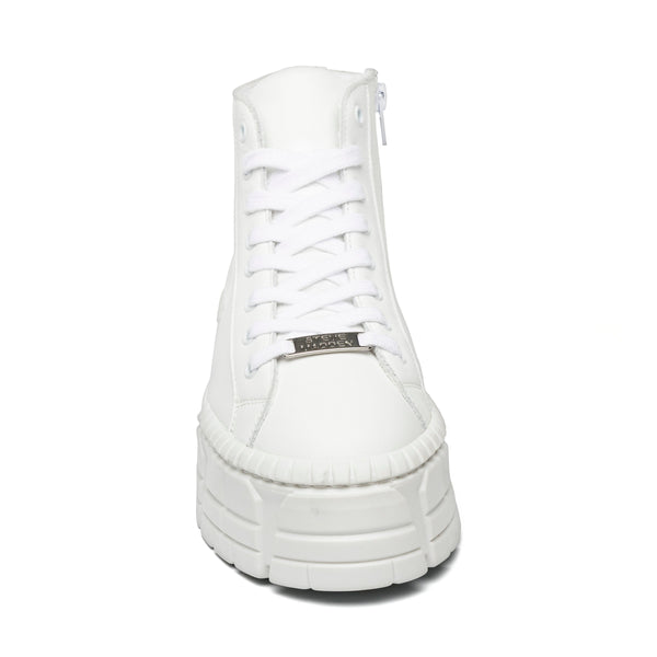 Fani White Leather