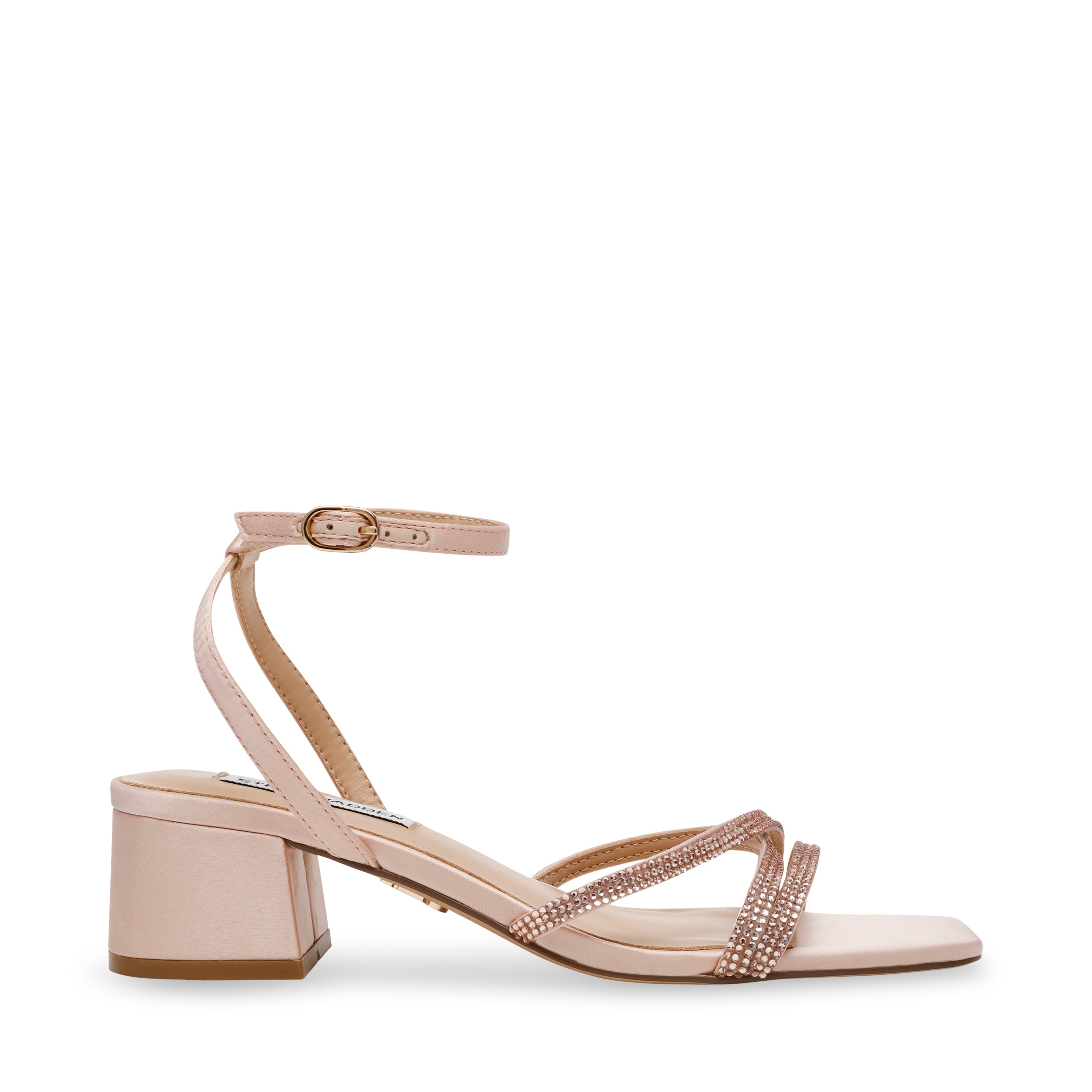 Gabby Sandal Peach Satin